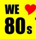 We love 80s banner