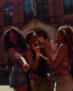 Playground girls dancing still